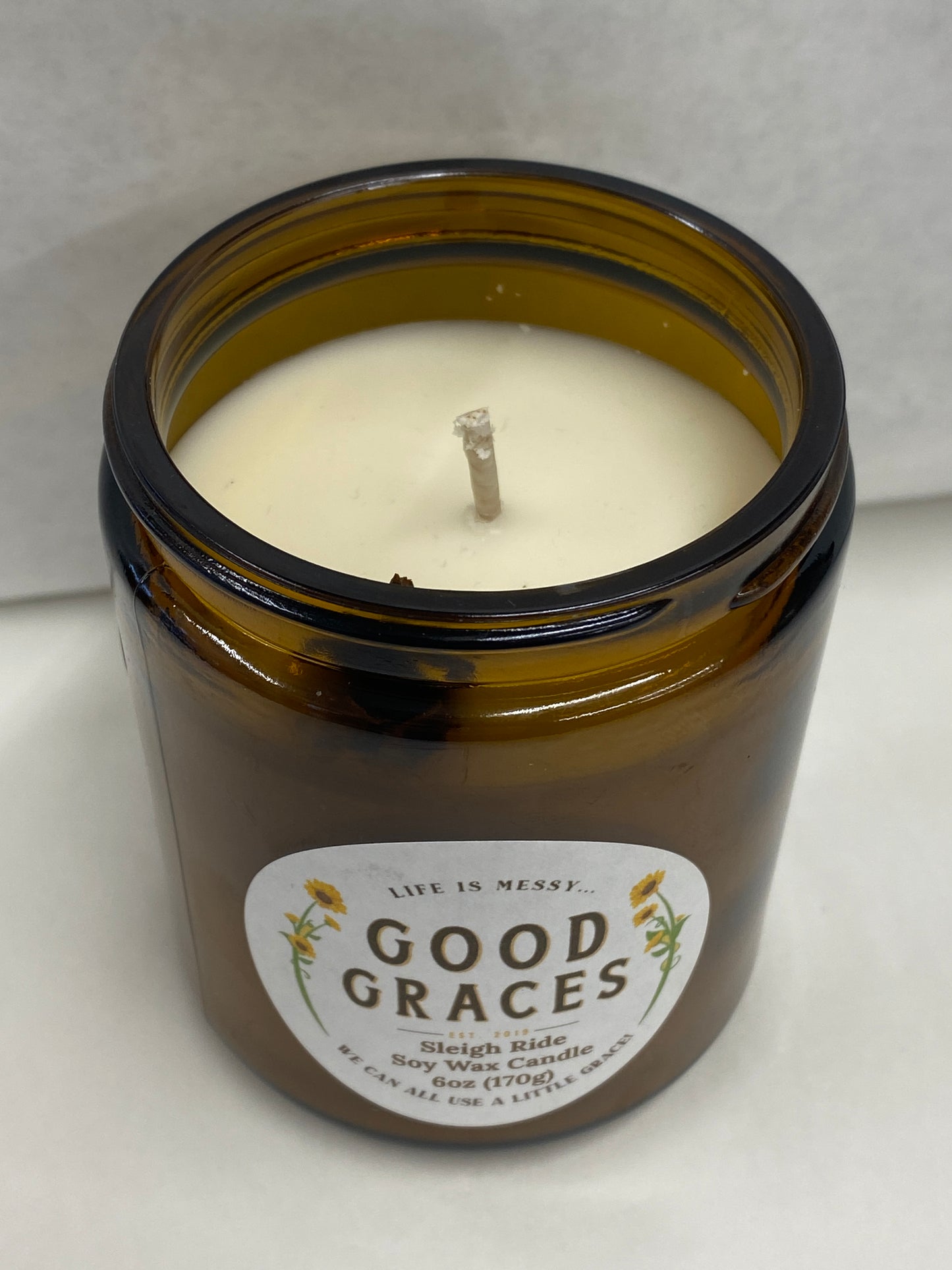 Large Glass Candles - Winter Collection