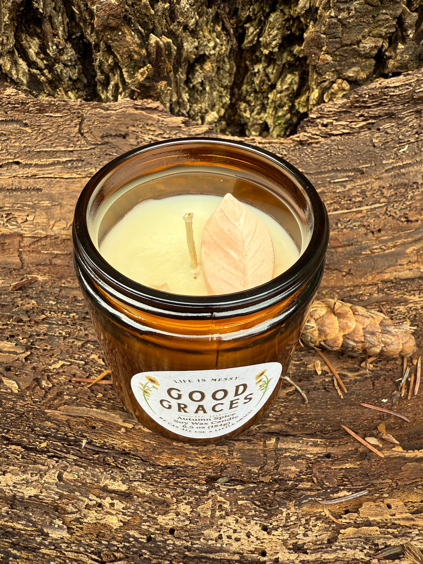 Large Glass Candles - Winter Collection