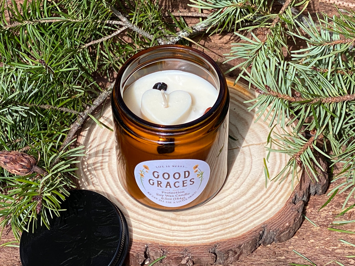 Large Glass Candles - Winter Collection