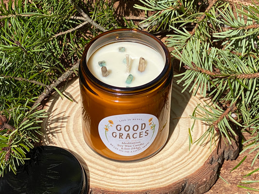 Large Glass Candles - Winter Collection