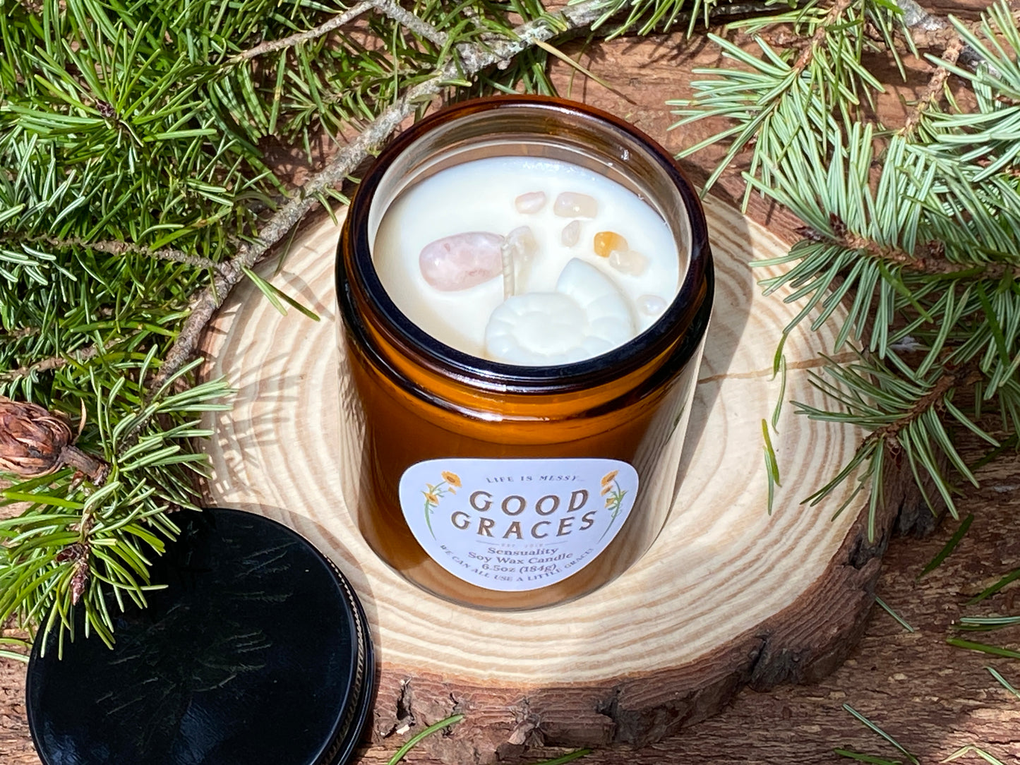Large Glass Candles - Winter Collection