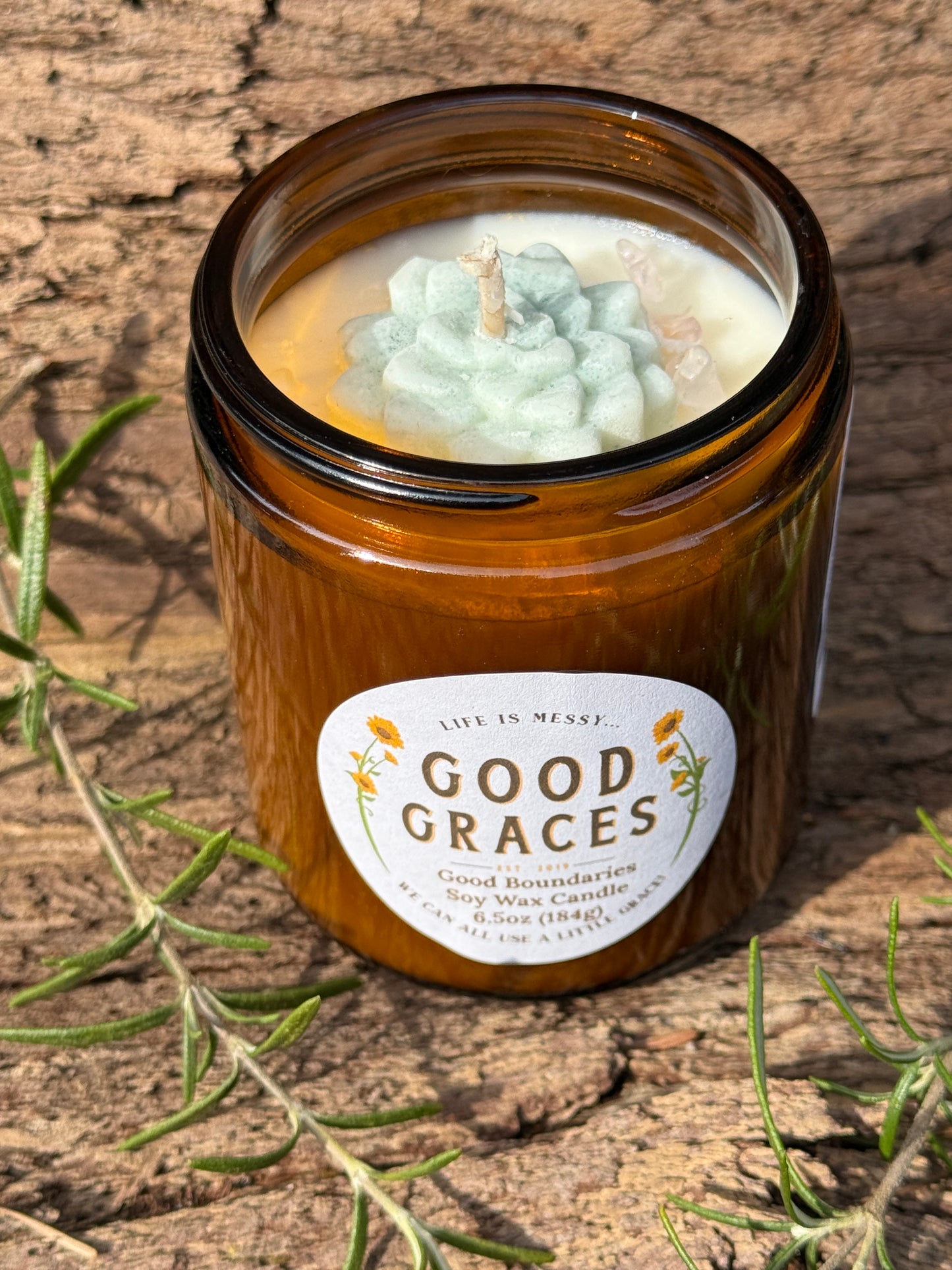Large Glass Candles - Summer Collection